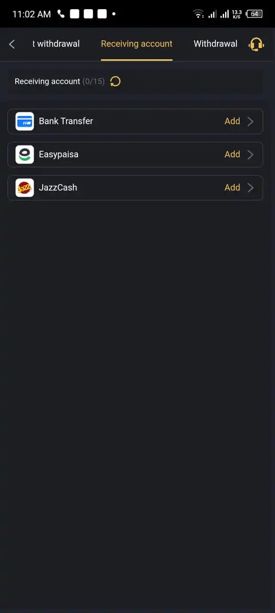 six game withdraw